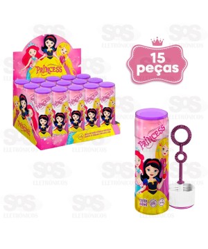 Lança Bolhas de Sabão Princesas 15 Peças Wow Toys Q5006DS