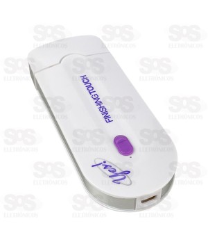 Mini Depilador Portátil Indolor Recarregável 2 Cabeças HX-101