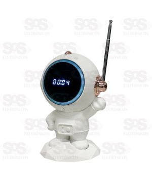Caixa De Som Astronauta 5W Bluetooth Eletromex EL-1068