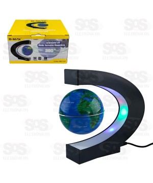 Luminária Globo Terrestre Flutuante LED B-Max BM-F1001