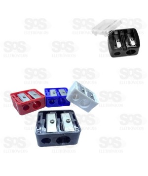 Apontador Duplo Para Lápis Maquiagem MF-6611