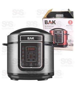 Panela de Pressão Elétrica Digital Bak BK-PPE501-110