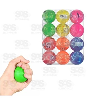 Bola De Vinil Lisa Sortidas Com 12 Unidades 797