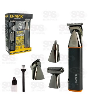 Máquina De Acabamentos 9 Acessórios Recarregável B-Max BM-C035
