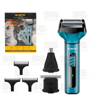 Máquina De Acabamentos 3 em 1 Recarregável B-Max BM-C034