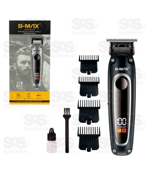 Máquina De Cortar Cabelo Profissional Com Visor B-Max BM-C025