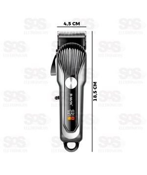 Máquina Profissional Corte De Cabelo Com Painel B-Max BM-C032
