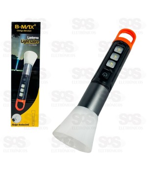 Lanterna LED Sabre Com Abajur Destacável B-Max BM-8524