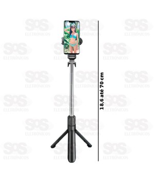 Bastão De Selfie e Tripé Com Controle Remoto B-Max BMG-35