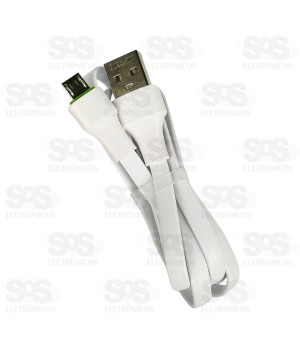 Cabo De Carregamento USB Para Micro V8 2 Metros Kaidi KD-331M
