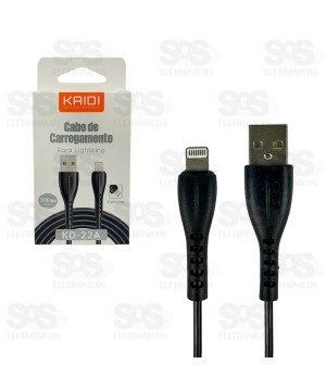 Cabo De Carregamento USB Para Lightning 1 Metro Kaidi KD-22A