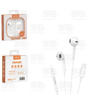 Fone Auricular Com Microfone IPhone Kaidi KD-730
