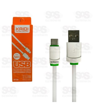 Cabo De Carregamento USB Para Type C 1 Metro Kaidi KD-TC30