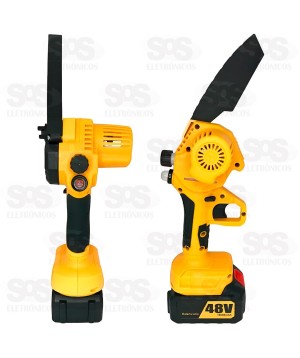 Motosserra Elétrica Portátil 6 Polegadas Recarregável B-Tek BT-DZ20