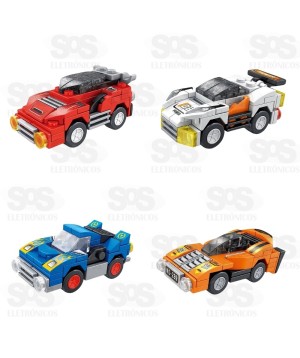 Bloco de Montar Sport Car Modelos Sortidos Toy King TK-AB7872
