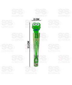 Lança Bolhas De Silicone Sapinho Caixa Com 24 Unidades Toy King TK-AB7740