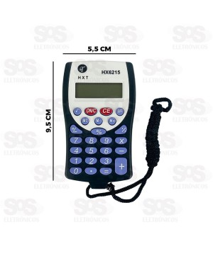 Mini Calculadora De Bolso 8 Dígitos Funções Básicas HX6215