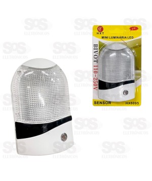 Luz Noturna Luminária Tomada Com Sensor LED Bivolt HX6095