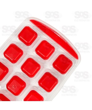 Forma Para Gelo Fundo De Silicone 21 Divisões Top Útil TOP0367