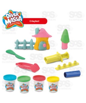 Massinha de Modelar Criações Divertoys 8075