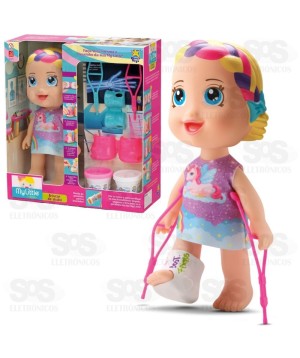 Boneca Brincar de Dodói Com Acessórios Divertoys 8224