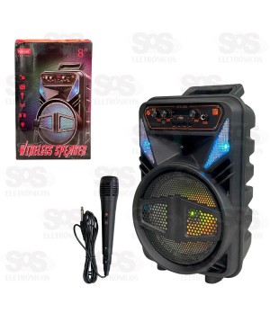 Caixa De Som 30W Tweeter Com Microfone KTS-1562