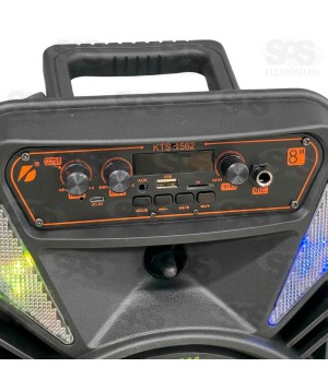 Caixa De Som 30W Tweeter Com Microfone KTS-1562