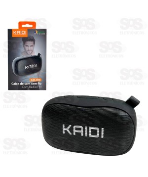 Caixa De Som 6W Bluetooth/FM/TF Kaidi KD-811