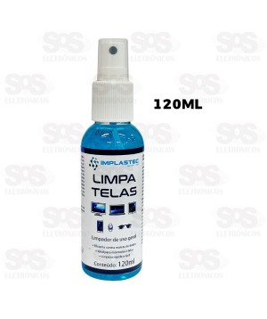 Limpa Tela Spray 120ML Implastec