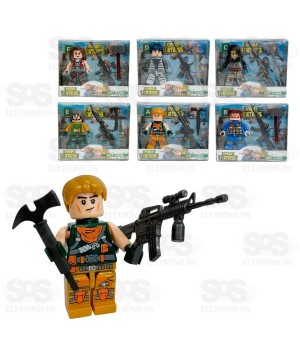 Boneco De Montar Coleção Combat Fortress Toy King TK-AB7984