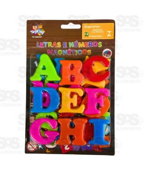 Kit Letras Magnéticas Toy King TK-AB4437
