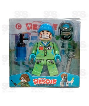 Boneco De Montar Coleção Medical Rescue Toy King TK-AB7981