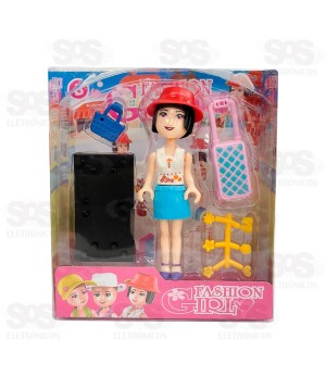 Boneca De Montar Coleção Fashion Girl Toy King TK-AB7989
