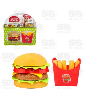 Hambúrguer e Batatinhas Toy King TK-AB2103