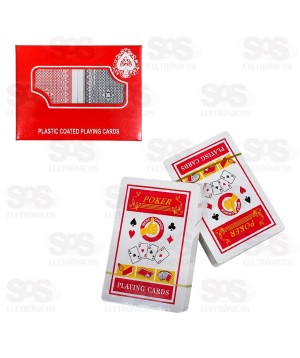 Baralho De Plástico Com 2 Maços 108 Cartas Y-010