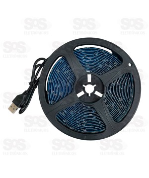 Fita de LED Colorida Controle Pelo Celular 5 Metros Eletromex EL-8003