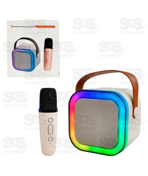 Caixa De Som 5W Com Microfone Modificador De Voz K12