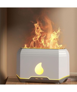 Difusor Umidificador Efeito De Chama Com LED 200ml Altomex  AL-1678