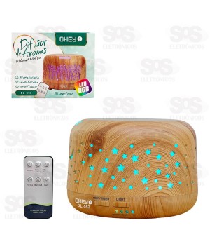 Umidificador Difusor Aromático Com LED 300ML Ohey DL-552