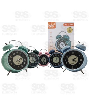 Relógio Retrô Analógico Altomex AL-2305