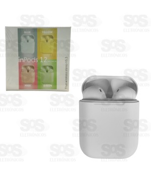 Fone De Ouvido Sem Fio Bluetooth Colorido Altomex InPods 12