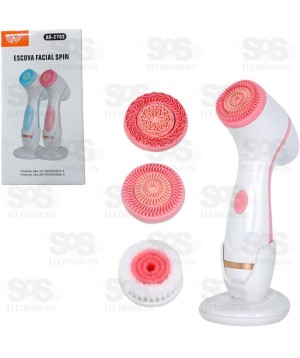 Escova De Limpeza Facial 3 Em 1 Altomex AK-2703