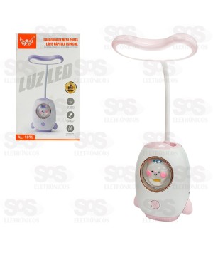 Luminária De Mesa Articulável Cápsula Espacial 2 Nível Altomex AL-1895