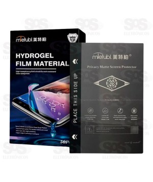 Pacote 50 Folhas Protetoras De Telas HD Privacidade Hidrogel 18x12CM