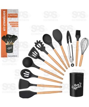  Kit Utensílios Bon Appetit Com 12 Peças Caerus CRS 2187