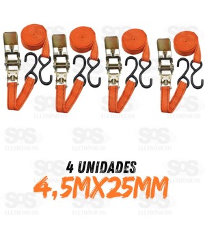 Cinta Para Carga Com Catraca 4,5M Troya Auto TRY-0025