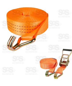 Cinta Para Carga Com Catraca 10 Metros Troya Auto TRY-0026