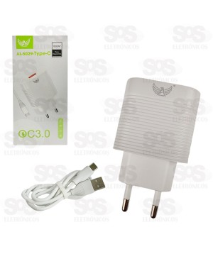 Carregador Quick Charge 3.0 Cabo Type C Altomex AL-5029-Type-C