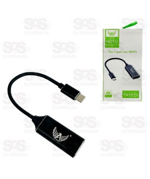 Cabo Adaptador Type C Para HDMI 4K Altomex AU-70