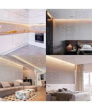 Fita De LED 5 Metros Amarela 8W Interna Black+Decker BDFL-0002